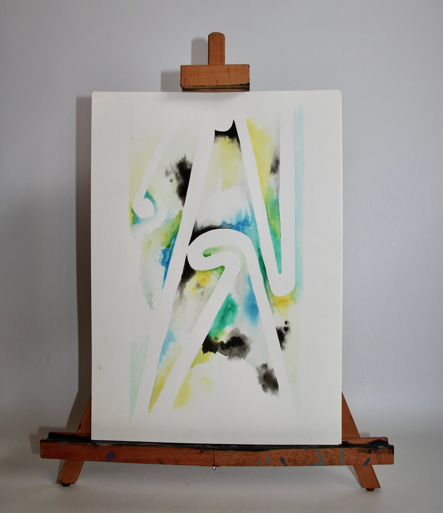 Watercolour Kowhaiwhai Prints 4/4